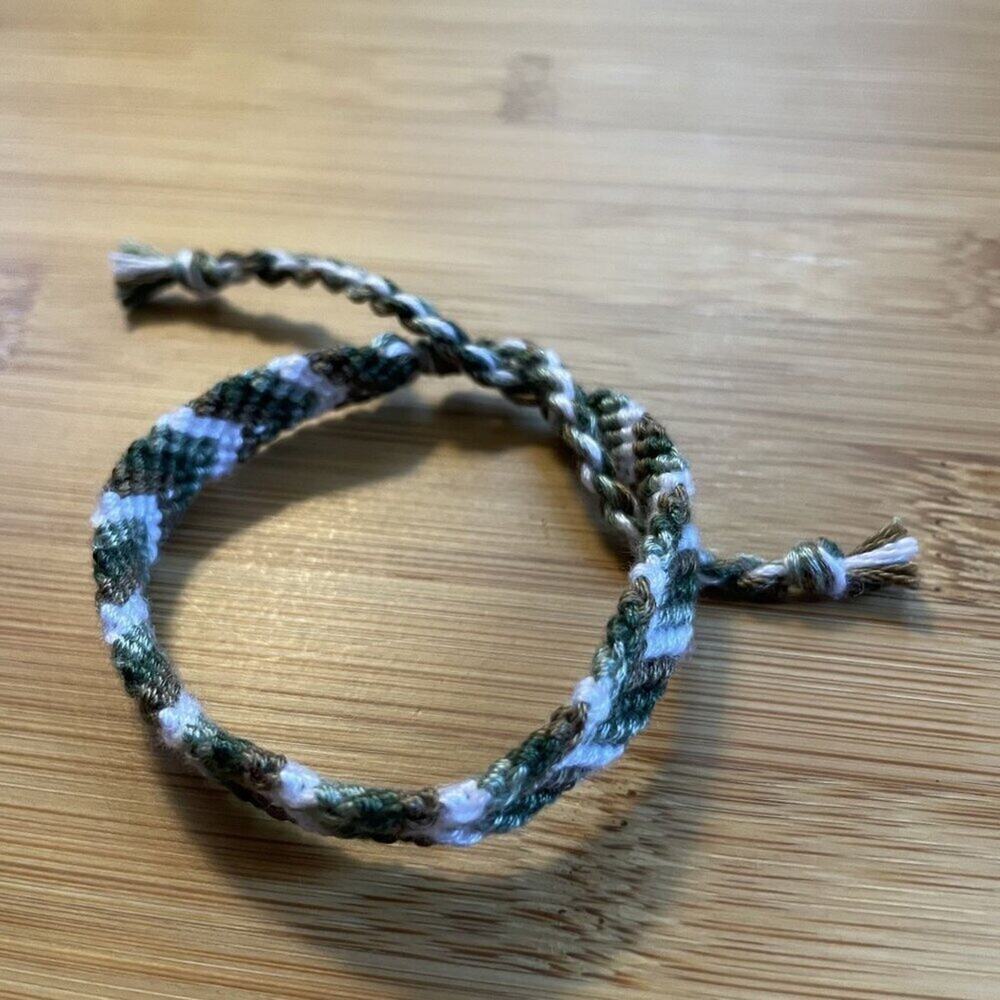 Ashlyn Bracelet, anklet, trendy, comfortable, tie, embroidery thread, woven, gif